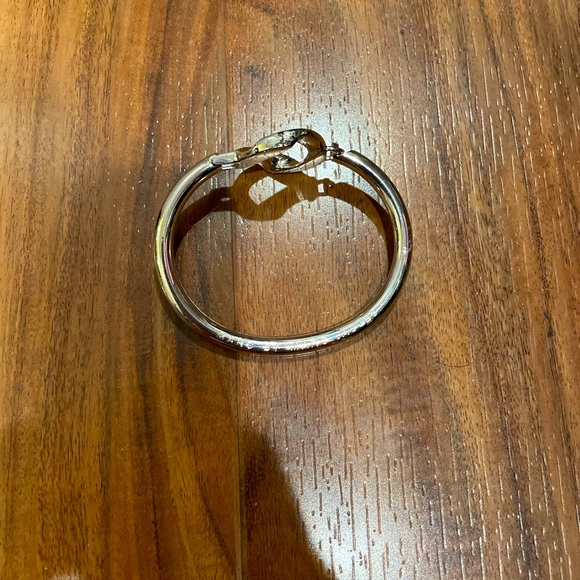 Silver Knotted Bangle Bracelet - Picture 2 of 5